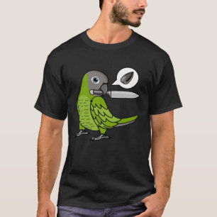 Camiseta Knife Parrot quiere semillas con la cabeza de Dusk
