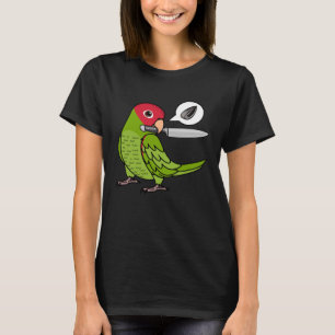 Camiseta Knife Parrot quiere semillas de cerezo cabeza de C