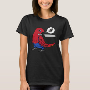Camiseta Knife Parrot Quiere Semillas En Eclectus Femenino