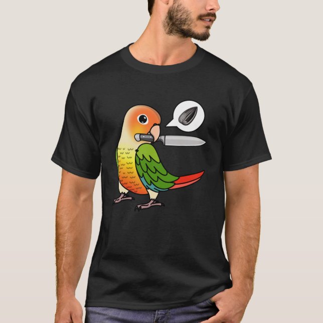 Camiseta Knife Parrot Quiere Semillas I Peña Verde C (Anverso)