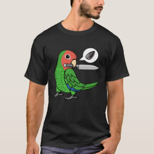 Camiseta Knife Parrot quiere semillas que rosé enfrentó a L