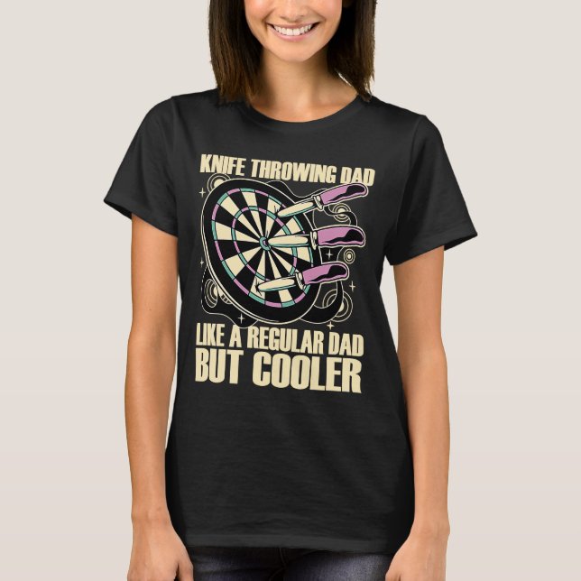 Camiseta Knife Throwing Dad (Anverso)