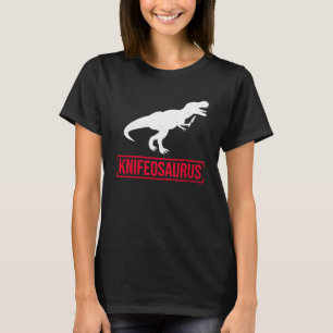 Camiseta Knifosaurus Knifeaholic Collector Knife Coll