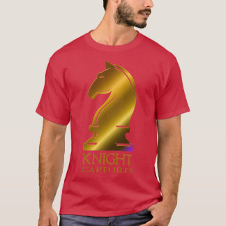Camiseta Knight captura al jugador de ajedrez