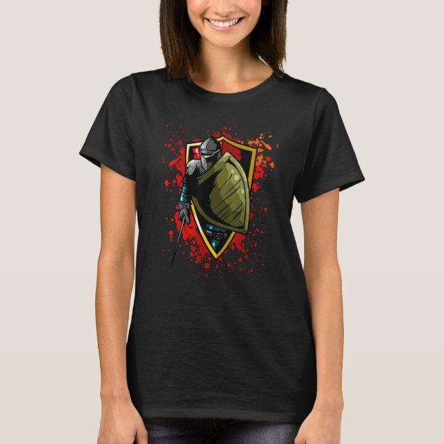 Camiseta Knight de armadura completa (Anverso)