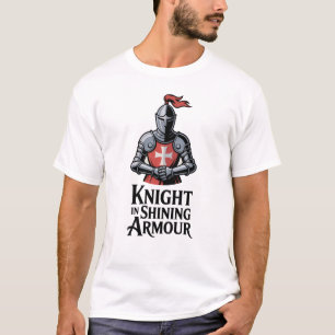 Camiseta Knight En Armadura Brillante
