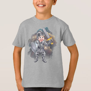 Camiseta Knight En Armadura Brillante