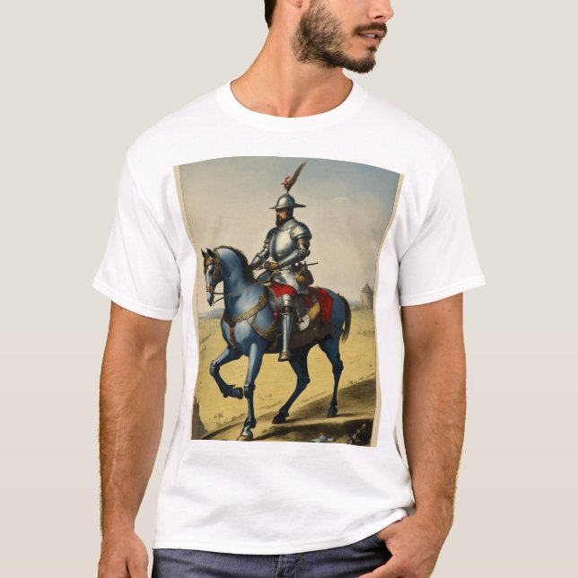 Camiseta Knight firme: Armor vintage (Anverso)