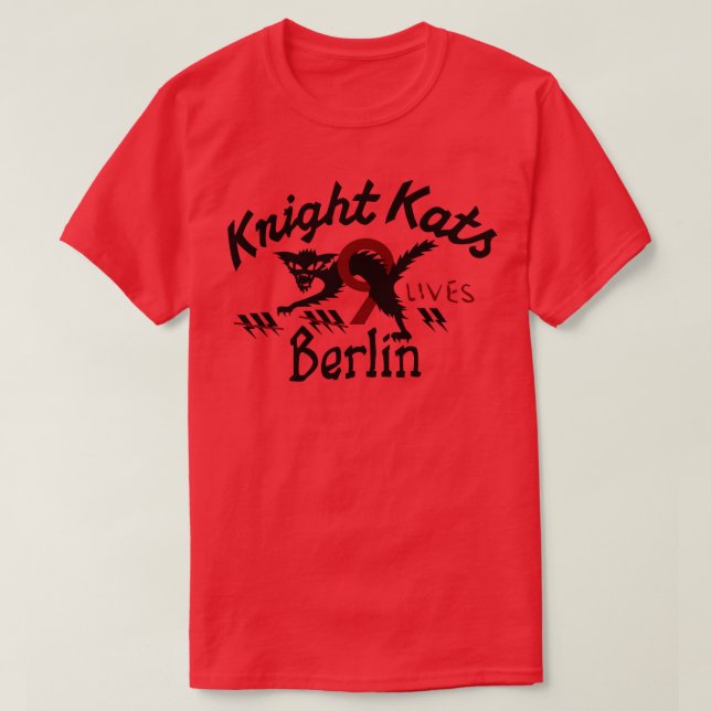 Camiseta Knight Kats 9 vive Berlín (Diseño del anverso)
