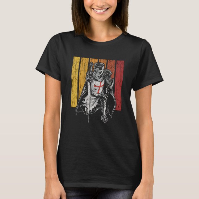 Camiseta Knight Medieval Soldier Knighthood Warrior 2 (Anverso)