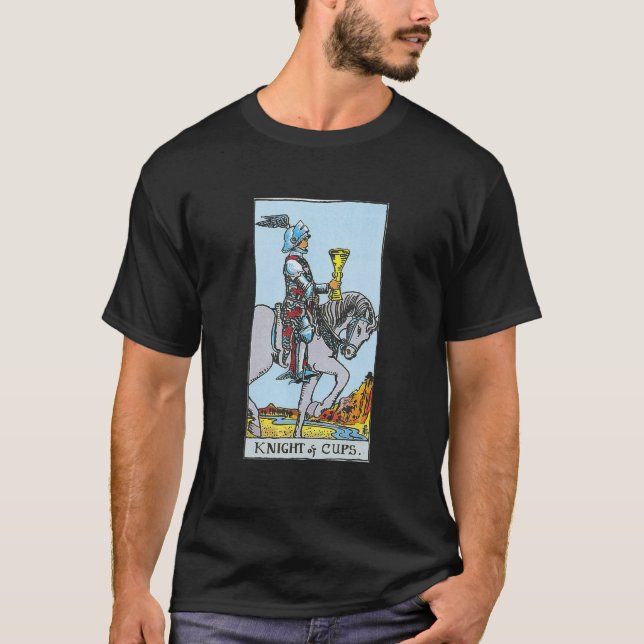 Camiseta Knight of Cups  King of Cups Tarot Card (Anverso)