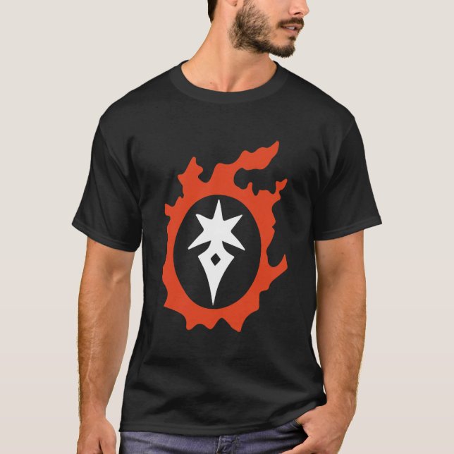 Camiseta Knight of Darkness  Warriors of Light & Darkness P (Anverso)