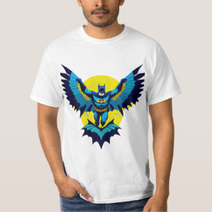 Camiseta "Knight Radiant: Batman reforzado en llama azul"