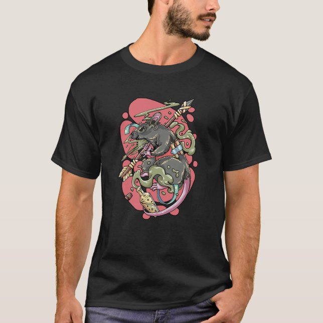 Camiseta Knight Rat (Anverso)
