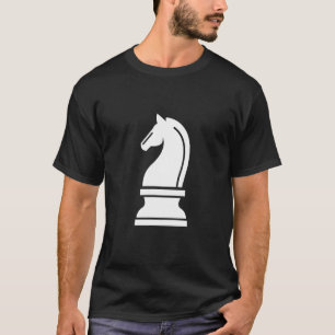 Camiseta Knight White Chess Piece Familia de Disfraces Hall