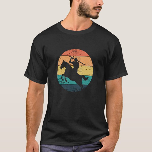 Camiseta Knight with Sword on a Horse (Anverso)