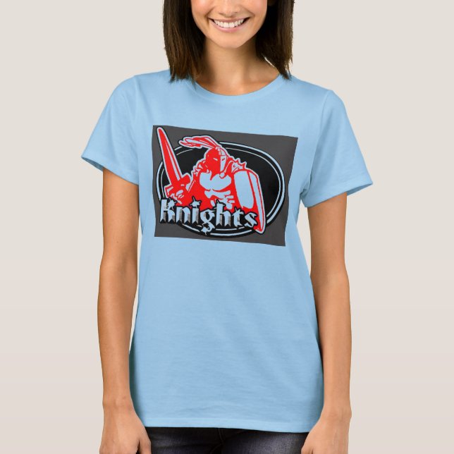 Camiseta Knights ladys ringer t (Anverso)