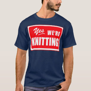 Camiseta Knits Lovers Gift Craft Yarn Knitters Club