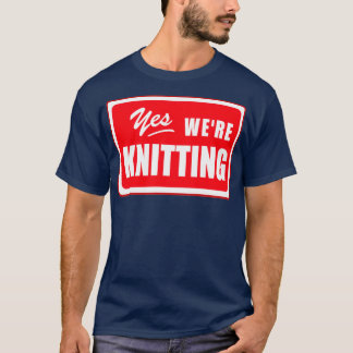 Camiseta Knits Lovers Gift Craft Yarn Knitters Club