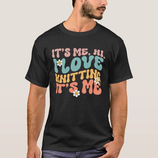 Camiseta Knitter Knitter Yarn Love Knitting (Anverso)