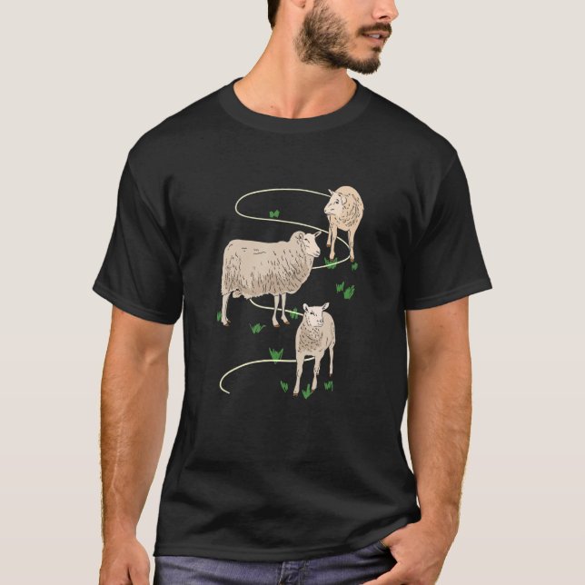 Camiseta Knitting Taking Yarn Textil Fabric Motive Weaving  (Anverso)