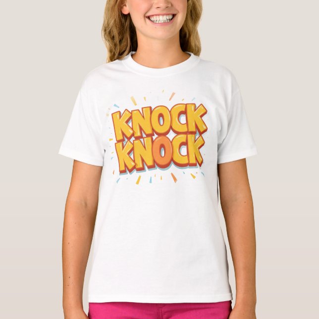 Camiseta Knock knock  (Anverso)