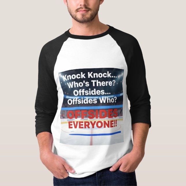 Camiseta Knock Knock Offside Hockey (Anverso)