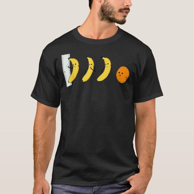 Camiseta Knock Knock quien está allí Banana que está allí O (Anverso)