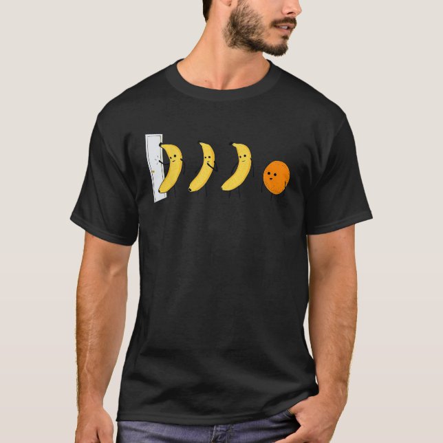Camiseta Knock Knock Who There Banana Who There Naranja (Anverso)