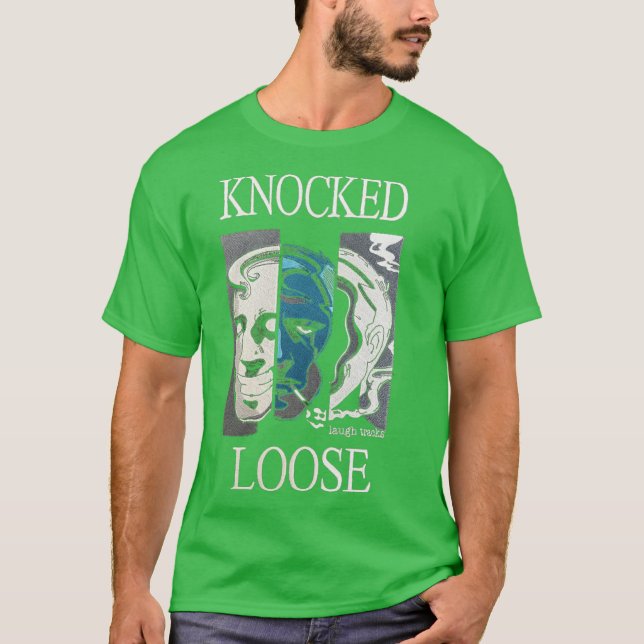 Camiseta knocked loose Band Laughracks retro boy (Anverso)
