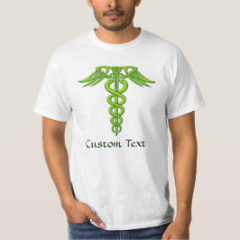 Camiseta Knot Caduceus celta verde