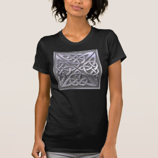 Camiseta Knot celta 4 cuadrado de plata