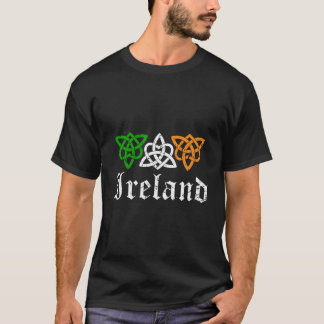Camiseta Knot celta Irlanda Bandera irlandesa Tribal Mediev