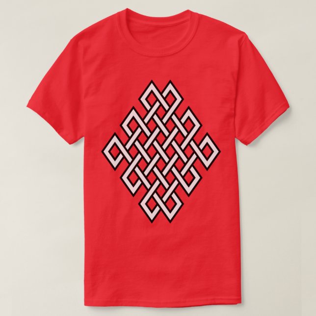 Camiseta Knot infinito detallado (Diseño del anverso)