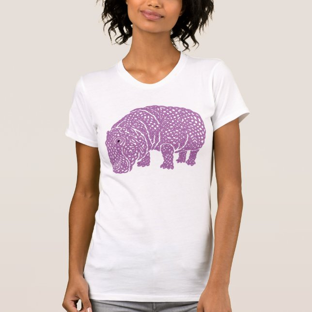 Camiseta Knotty Hippo (Anverso)