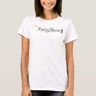Camiseta KnottySharon Flowy White Tee