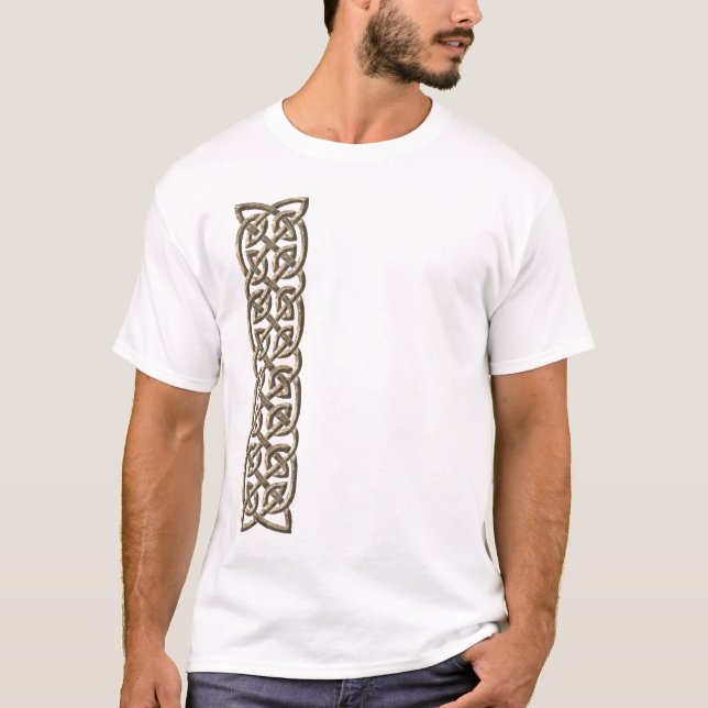Camiseta Knotwork celta - Piedra 1 (Anverso)