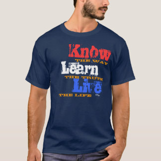 Camiseta 'Know, Learn, Live' de Michael Crozz
