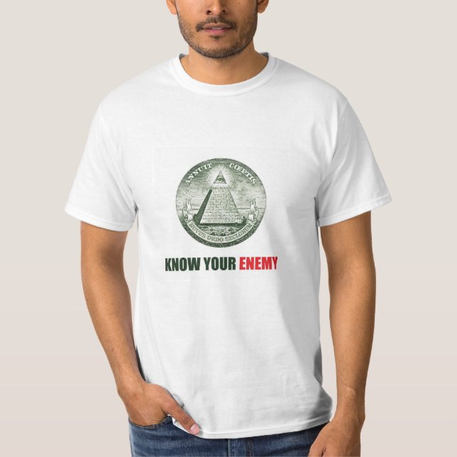 Camiseta Know Your Enemy Illuminati (Anverso)