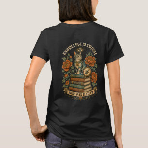 Camiseta Knowledge Is Empire Mujer - Tatuaje tradicional