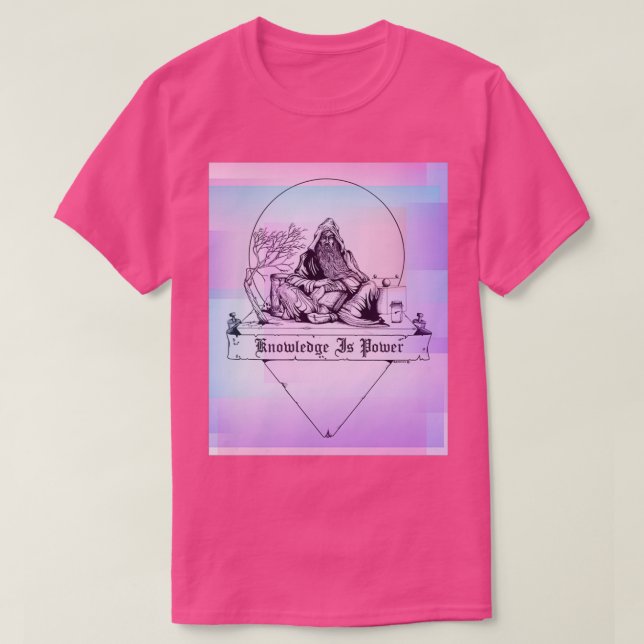Camiseta Knowledge is Power (Diseño del anverso)