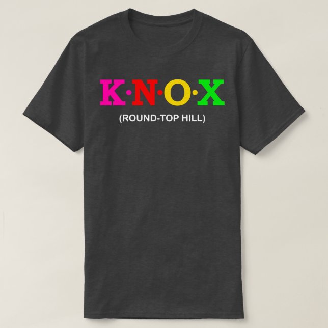 Camiseta Knox RoundTop Hill 2 (Diseño del anverso)