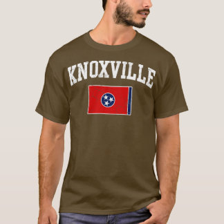 Camiseta Knoxville Tennessee Flag Vintage con problemas