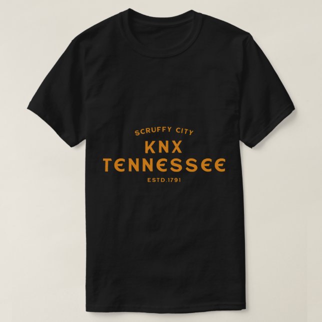 Camiseta Knoxville Tennessee - Scruffy City Knoxville (Diseño del anverso)