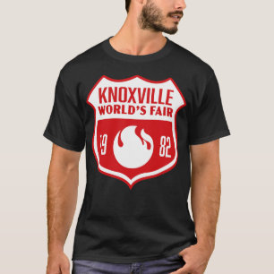 Camiseta Knoxville World Fair Retro Shield White en 1982