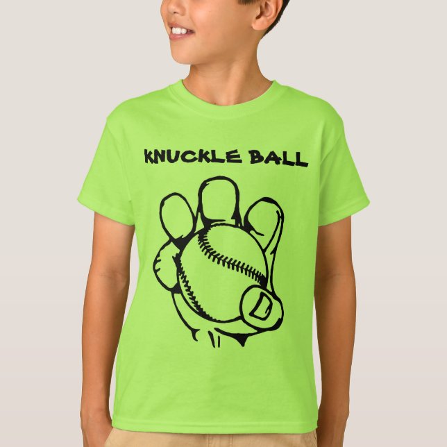 Camiseta Knuckle Ball Baseball Tee (Anverso)