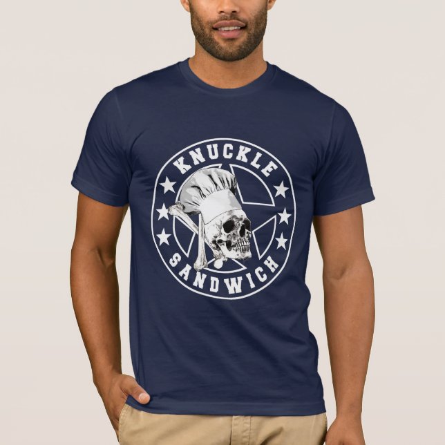 Camiseta Knuckle Sandwich All Star White Knockout (Anverso)
