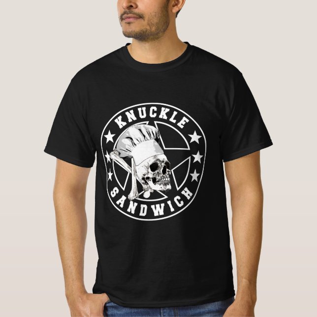 Camiseta Knuckle Sandwich All Star White Knockout (Anverso)