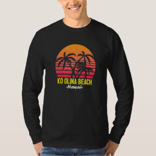 Camiseta Ko Olina Beach Hawaii Oahu Hawaiian Sunset Palm Tr