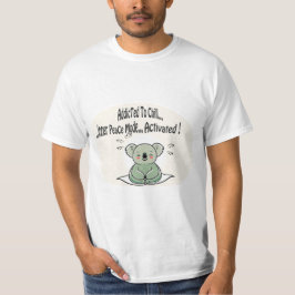 Camiseta Koala Addicted to Chill 4 message humour